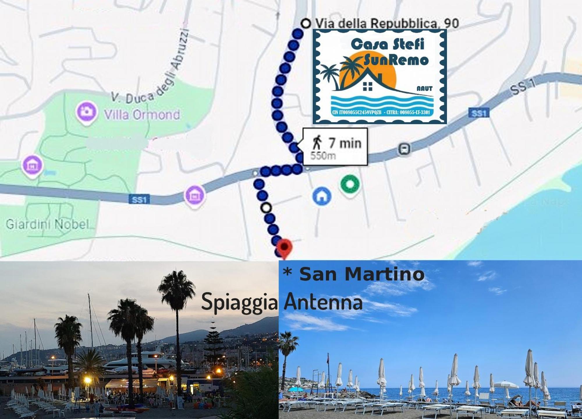 Casa Stefi Sunremo - Parcheggio Privato, 500 Mt Dalla Spiaggia 圣雷默 外观 照片